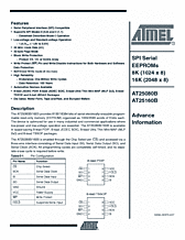 DataSheet AT25160B pdf